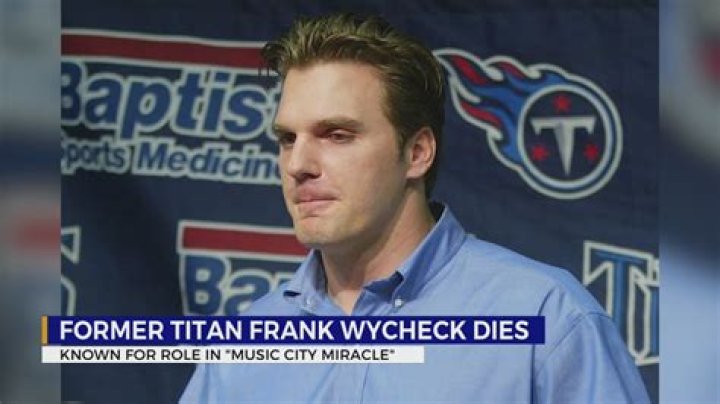 Did Former Titans Tight End Kill Himself | Frank Wycheck Suicide Rumors
