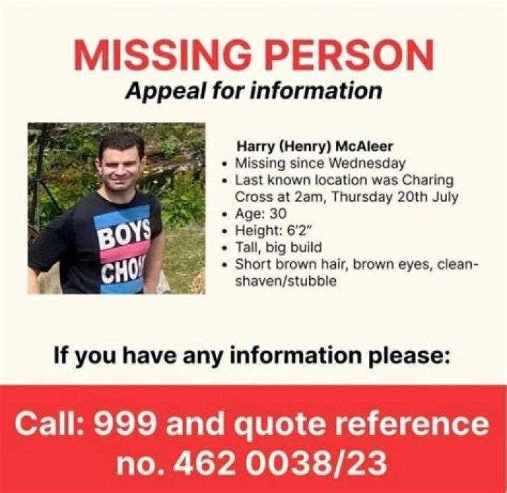 Harry Mcaleer | Missing Case